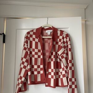 Annorlunda Checkered Sweater